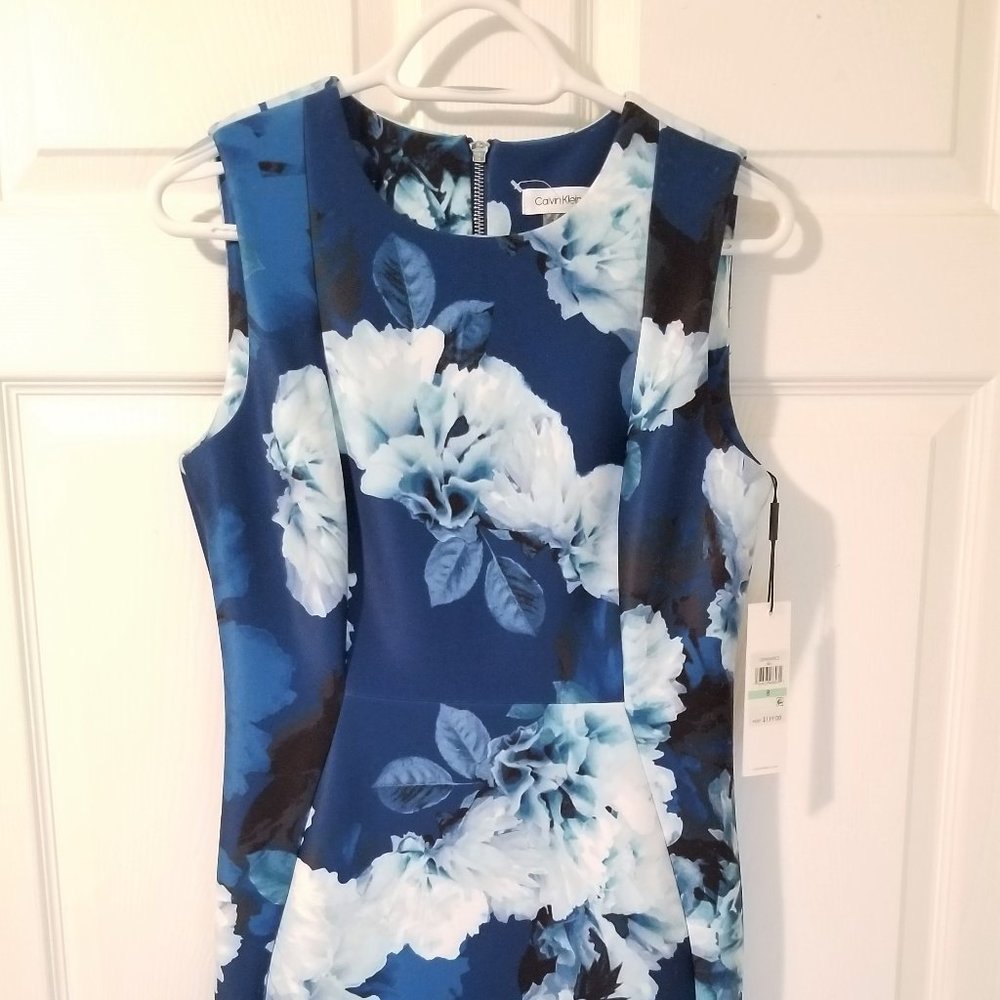 Calvin Klein Princess Seamed Sheath Dress NWT sz 8